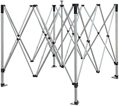 Vispronet 10x10 Pop Up Canopy Frame – 40lb Aluminum Tent Frame, Height Adjust...
