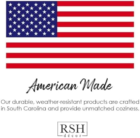 RSH DECOR Square Throw Pillows Set of 2, 17" x 17", Outdoor Pillows...
