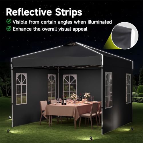 Tangkula 10x10 FT Pop Up Canopy with Center Lock