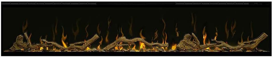 Dimplex IgniteXL 60" Built-in Linear Electric Fireplace with Driftwood a...