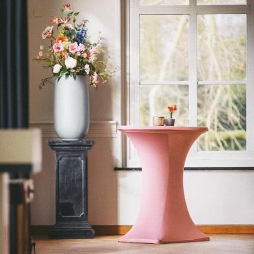 4Pack Pink Cocktail Table Cover 32x43 Inch Cocktail Table Tablecloth