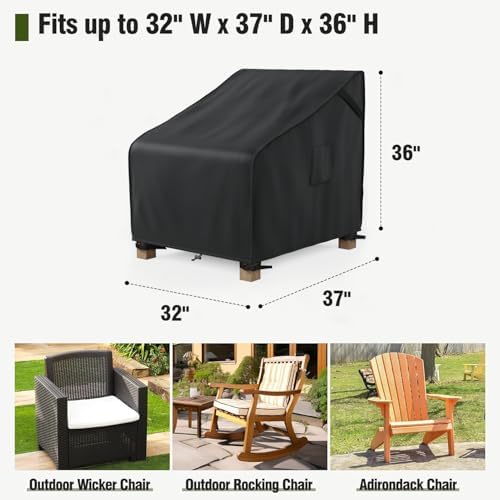 MR. COVER Patio Furniture Covers Waterproof, Outdoor Chair Covers for Rocking...