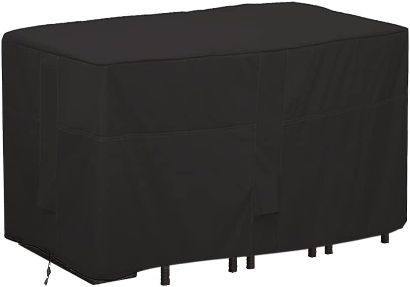 Outdoor Bar Height Dining Set Cover Heavy Duty Waterproof Patio