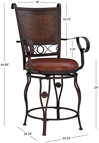 Powell Company Big & Tall Copper Stamped Back Arms by Powell Big and Tall...