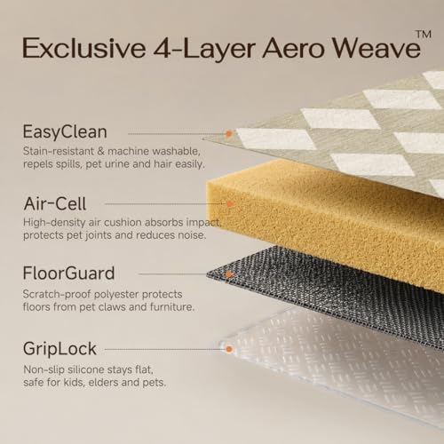 PureCozy Black 8x10 Washable Area Rug Living Room Non Slip Checkered Carpet