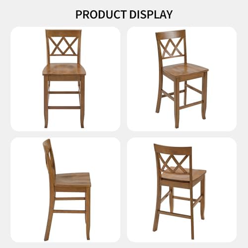 DUHOME Counter Height Bar Stools Set of 2, 24" H