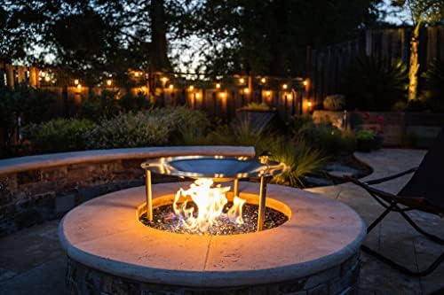 AL28 - Portable Fire Pit Heat Deflector, Lightweight Detachable Aluminum Shie...