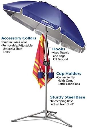 Wondershade Ultimate Portable Sun Shade Umbrella – Lightweight Adjustable Out...