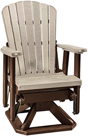 OS Home and Office 510WWTB Swivel Glider, One Size, Weather Wood/Tudor Brown