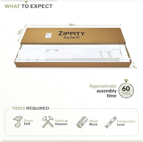 Zippity Keswick Privacy Screen and Fence, White Vinyl DIY No Dig Kit