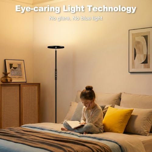 LED Floor Lamp, Bright 36W 3600LM Standing Lamp 350W Equivalent with Remote &...
