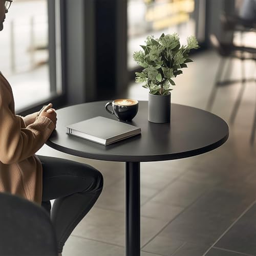 Round Bar Table 40" Height Modern High Top Pub Table with Solid Top &amp...