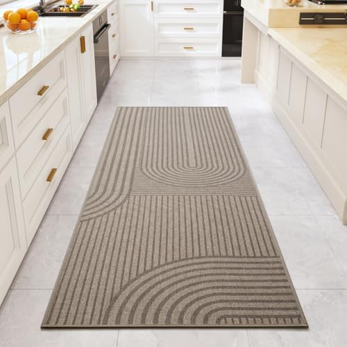 Door Mat Indoor Entrance Front Entry Mat,24''x71'',Brown