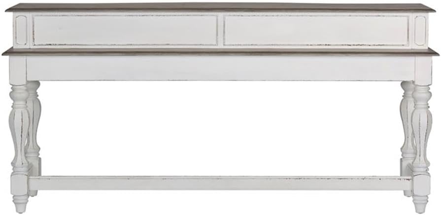Liberty Furniture Industries Magnolia Manor Console Bar Table, W76 x D22 x H3...