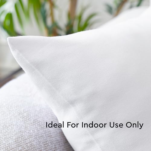Encasa XO Throw Pillow Covers, Cotton, No Inserts 18"x18"