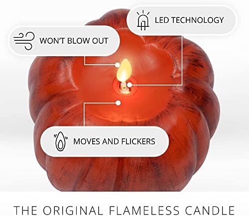Luminara - Flameless Halloween LED Candle Battery Operated Moving Flame - Ant...
