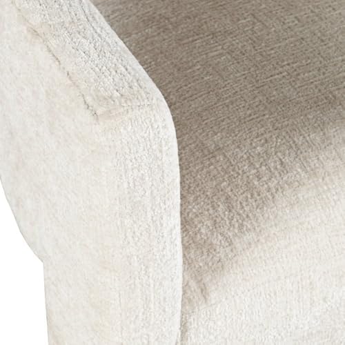 Jofran Gwen Natural Upholstered Counter Stool with Arms – Versatile Barstools...