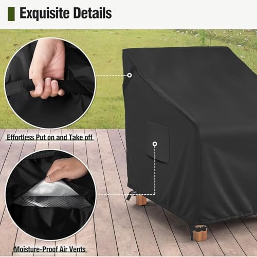 MR. COVER Patio Chair Covers Waterproof, Outdoor Furniture Covers for Rocking...