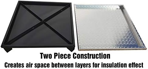 Deck Defender & Grass Guard - Fire Pit Base & Heat Shield - Polished ...
