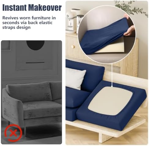 Large Patio Outdoor Cushion Covers, Stretch Couch Chair Furniture Slipcover