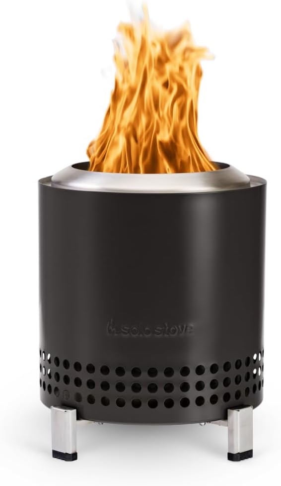Solo Stove Mesa XL, 7 Inch Tabletop Fire Pit with Stand - Smokeless, Stainles...