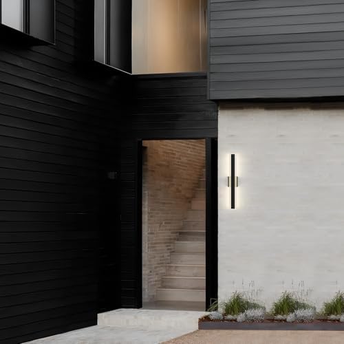 LamQee 23.6 Inch Long Outdoor Wall Lights Modern Exterior Lighting Fixtures f...