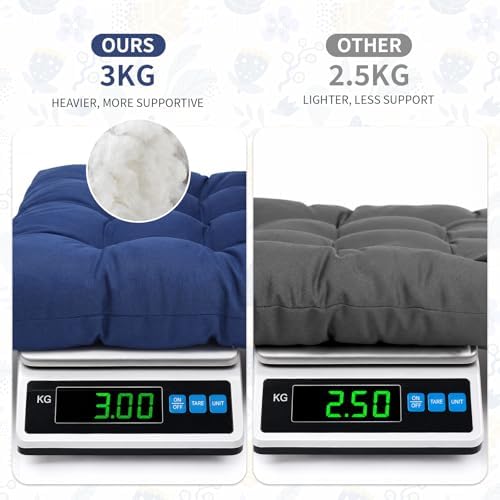 Outdoor Egg Chair Cushion Replacement, Waterproof Hanging Chair Cushion with ...