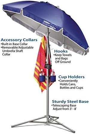 Wondershade Ultimate Portable Sun Shade Umbrella – Lightweight Adjustable Out...