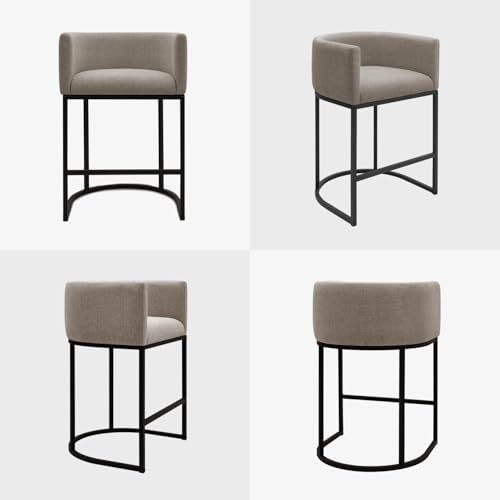 Counter Height Bar Stools Set of 2, 24 Inch Seat Height Barstools for Dining ...