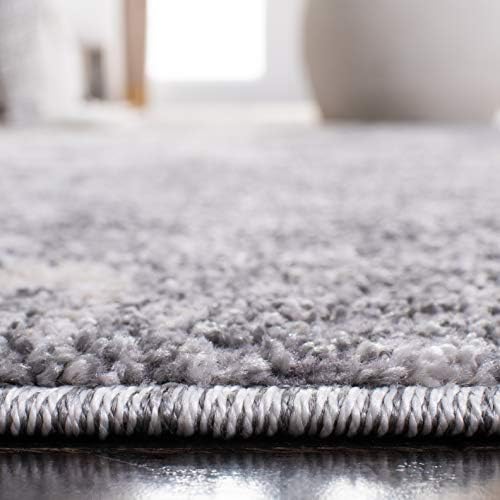 SAFAVIEH Aston Collection Runner Rug - 2' x 13', Light Grey & Gre...