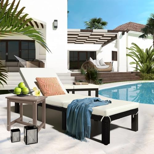 GARDENSTAR Adirondack Square Side Table,one-Tier Outdoor end Table, Patio Sid...