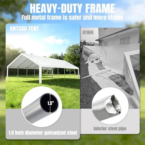 20x40 ft Party Tent Heavy Duty, Large Tents for Parties, Wedding and Event, C...
