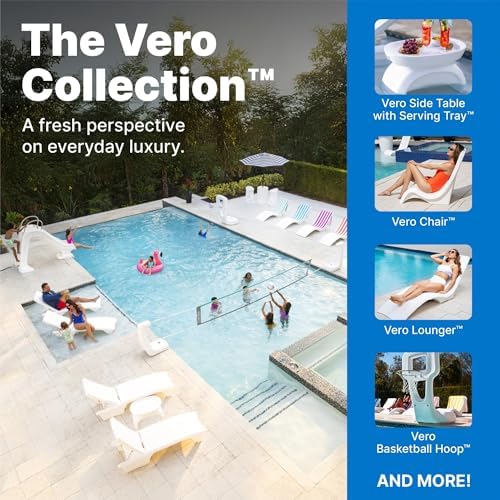 Step2 Vero Adirondack Chair, Stylish Poolside Lounger, Fade-Resistant, Waterp...