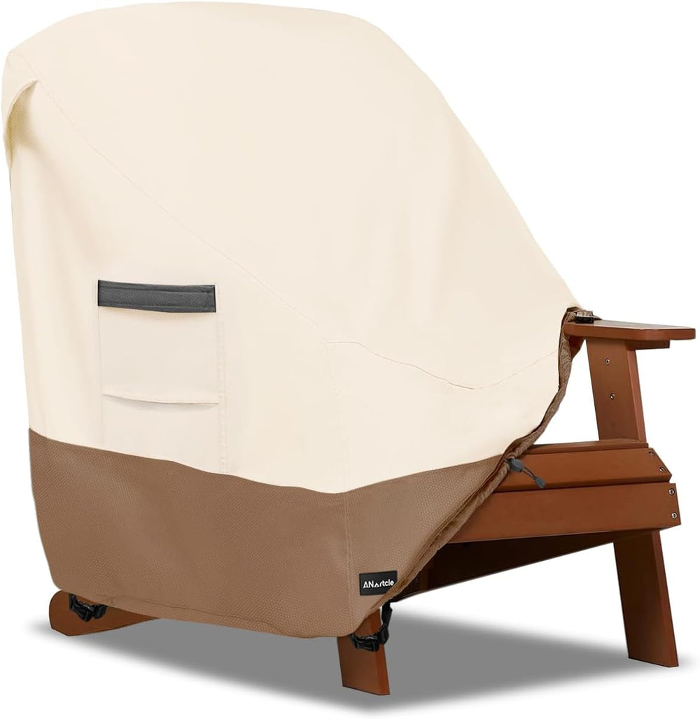 ANartcle Patio Adirondack Chair Cover 2 Pack,600D Waterproof Heavy Duty Outdo...