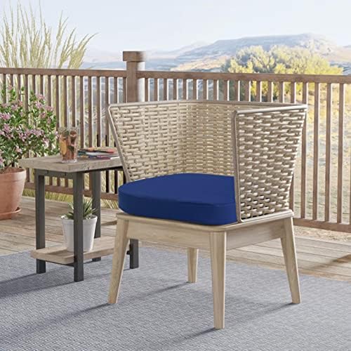 idee-home Outdoor Chair Cushions Set of 4, 17" x 17" D-Shaped