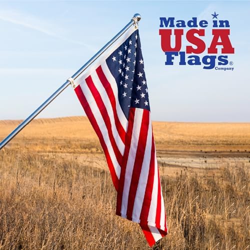 American Flag 5x8 Heavy Duty - Outdoor USA Flag Made in USA