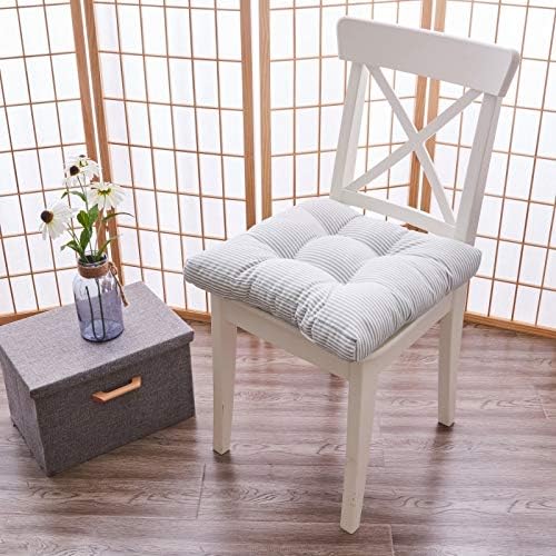 Tiita 22 Inch Square Floor Cushions, Floor Pillow for Sitting, Beige