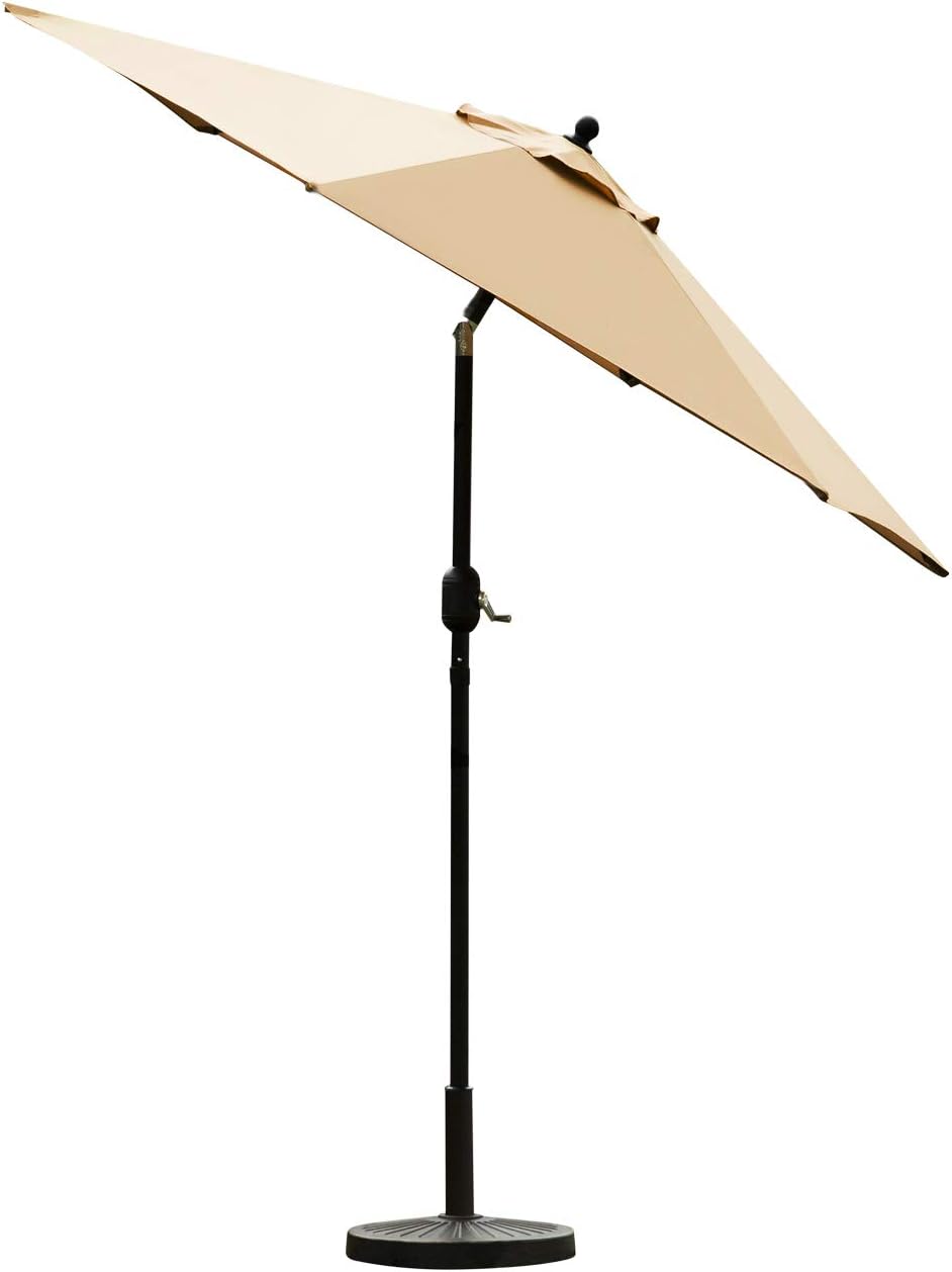 Sunnyglade 7.5' Patio Umbrella Outdoor Table Umbrella Tilt Crank