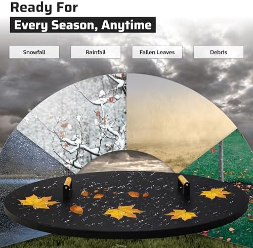 FEBTECH - 35" Round Fire Pit Cover Lid - Fits 32" Fire Pit Fireplac...