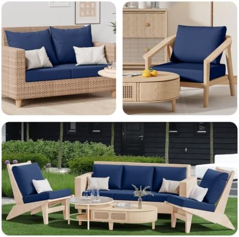 Large Patio Outdoor Cushion Covers, Stretch Couch Chair Furniture Slipcover