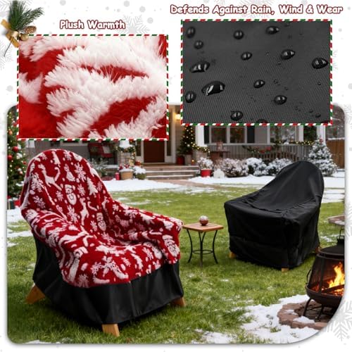Blanket for Adirondack Chair,Waterproof Full Coverage Adirondack Chair Covers...