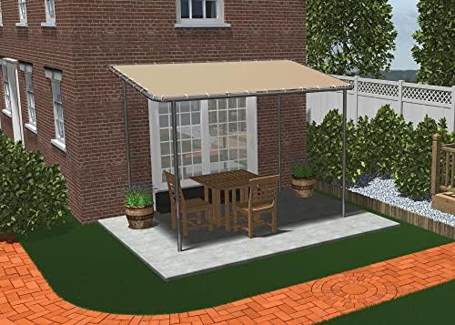 ShelterLogic 10' x 6' Solano Gazebo Slanted Canopy Charcoal Carbon St...