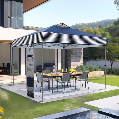 Sophia & William Canopy Tent 10x10 Pop up, One Person Push Set up Tents