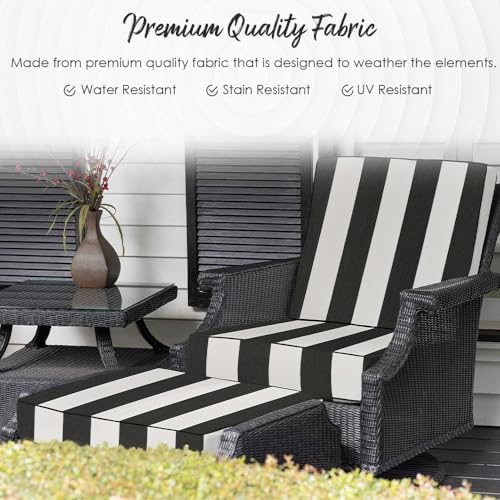 RSH DECOR: Deep Seating Loveseat Cushion Set | 46" x 26" Loveseat |...