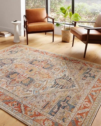 Loloi Jocelyn Sand/Multi 7'-10" x 10' Area Rug