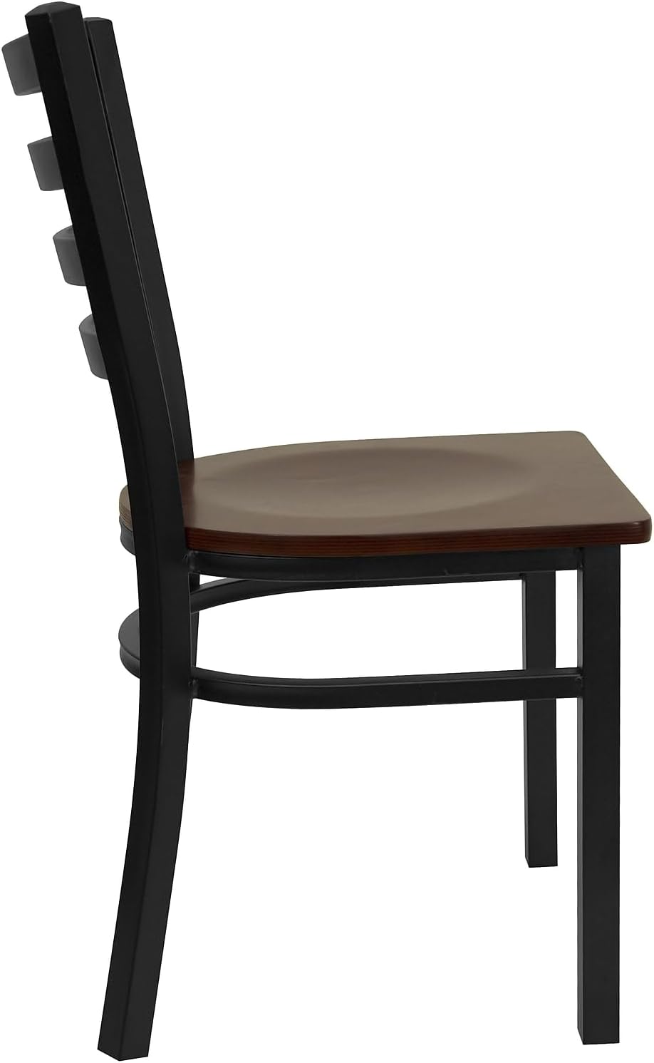 Flash Furniture Hercules Ladder Back Restaurant Chair, Mahogany, 2-Pack