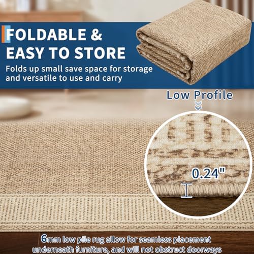 GarveeHome 9x12 Area Rug for Living Room Large Washable Bedroom Rug