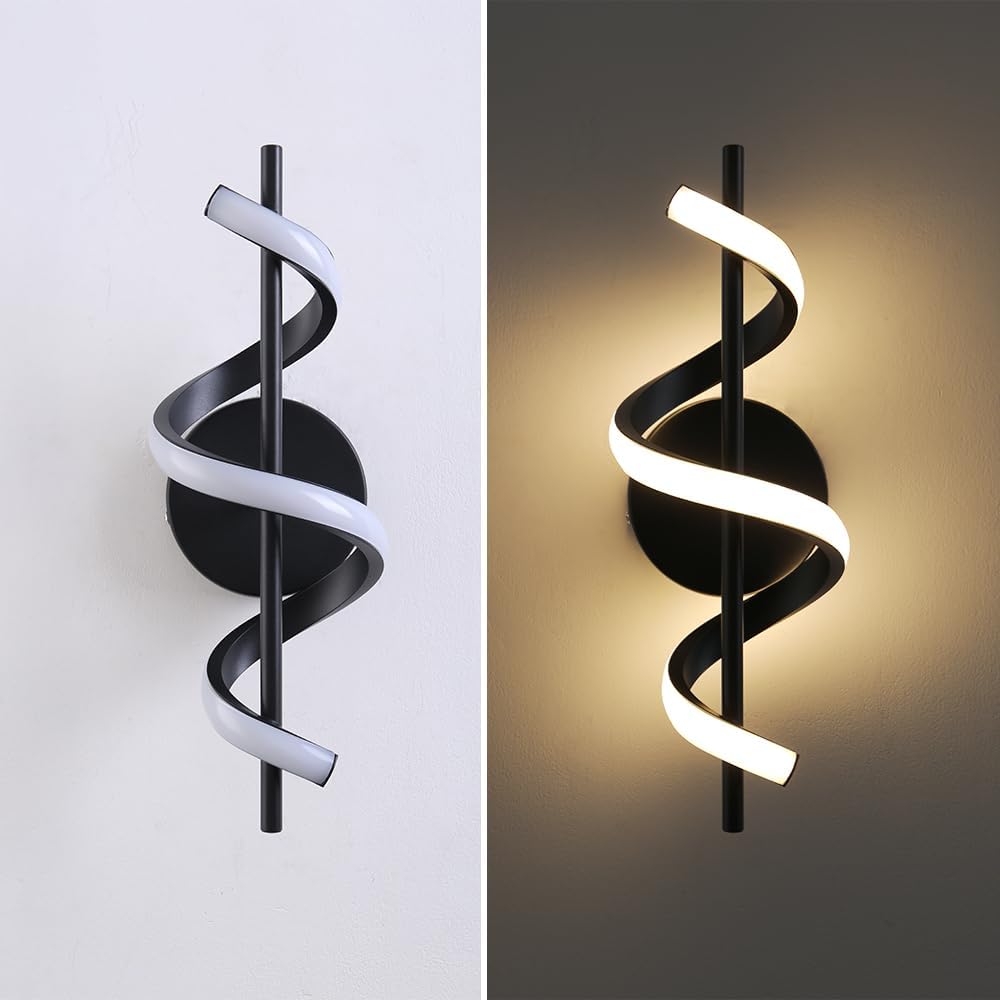 Black Wall Lights Modern Wall sconces Set of 2,Black Front Door Lamp