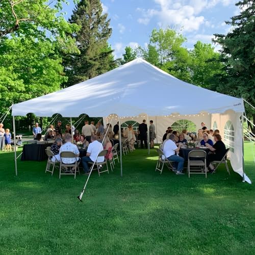 Quictent 20x40 Fire Retardant Pole Party Tents with Storage Bags