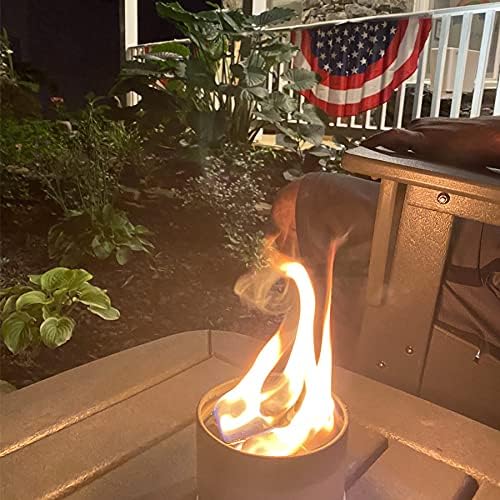 City Bonfires Portable Fire Pit - Mini Fire Pit, Table Top Firepit, No Wood, ...